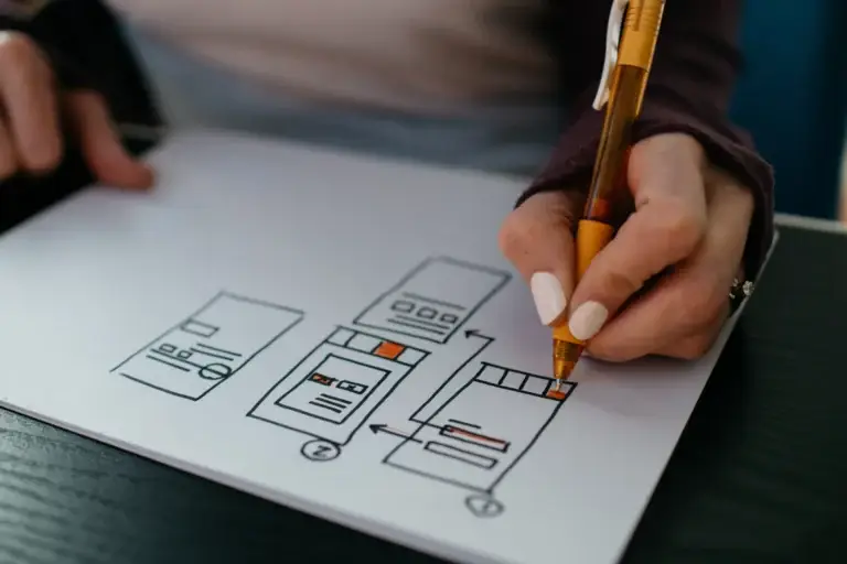 תכנון ושרטוט ממשק UX UI